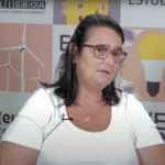 Captura de tela da entrevista da diretora do Instituto E+ Transição Energética, Rosana Santos, ao estúdio eixos durante a EVEX Lisboa 2025, em 8 de outubro de 2025 (Foto Reprodução eixos)