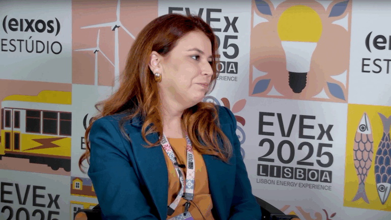 Captura de tela da entrevista da presidente da Potigás, Marina Melo Alves, ao estúdio eixos durante a EVEX Lisboa 2025, em 7 de outubro de 2025 (Foto Reprodução eixos)