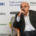 Deputado Federal Eduardo Bandeira de Mello durante painel na offshore week 2025, no Rio, em 21 de outubro de 2025 (Foto agência eixos)