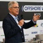 Diretor de Exploração e Produção do IBP, Claudio Nunes, durante a abertura da offshore week 2025, no Rio, em 21 de outubro de 2025 (Foto agência eixos)
