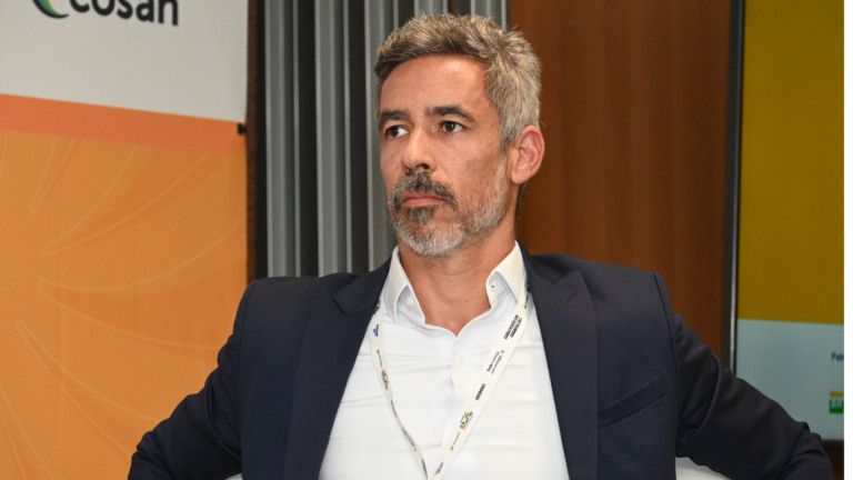 Paulo Homem, diretor da Energisa Distribuidora de Gás, durante painel no evento diálogos da transição 2025, na sede da Firjan no Rio, em 24 de outubro (Foto Juliana Rezende/agência eixos)