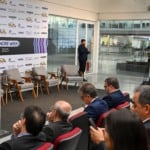 Secretário de Desenvolvimento Econômico de Sergipe, Marcelo Menezes, durante a abertura da offshore week 2025, no Rio, em 21 de outubro de 2025 (Foto agência eixos)