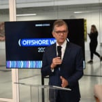 Senador Laércio Oliveira durante a abertura da offshore week 2025, no Rio, em 21 de outubro de 2025 (Foto agência eixos)