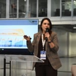 Superintendente de Promoções de Licitações da ANP, Marina Abelha, durante painel na offshore week 2025, no Rio, em 21 de outubro de 2025 (Foto agência eixos)