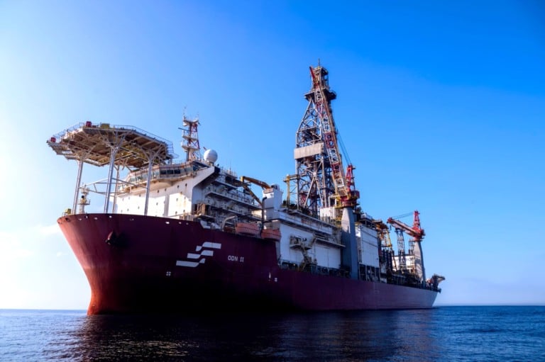 Sonda ODN II, da Ocyan, contratada pela Petrobras para a Bacia da Foz do Amazonas