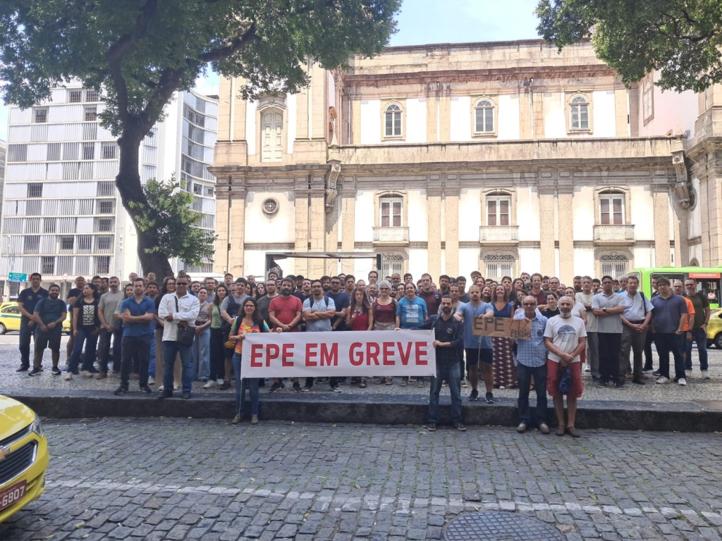 Funcionários da EPE se mobilizam contra reajustes salariais abaixo da inflação. Imagem: Divulgação