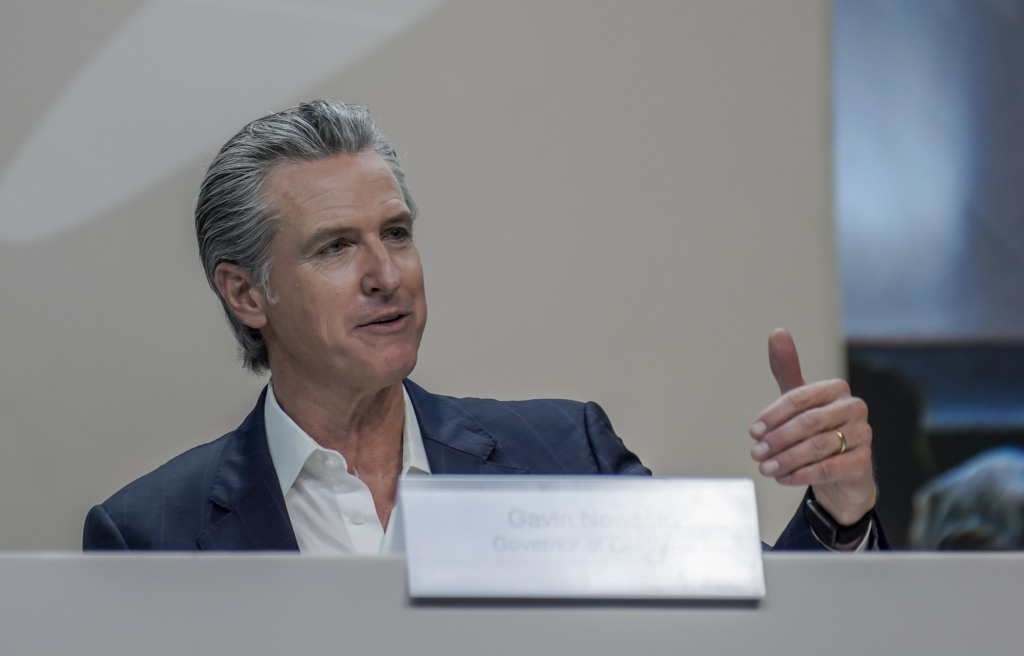 Governador da Califórnia, Gavin Newsom, marca oposição a Donald Trump na COP30, em Belém. Foto: Marina Sabioni/COP30 Governador da Califórnia, Gavin Newsom, marca oposição a Donald Trump na COP30, em Belém. Foto: Marina Sabioni/COP30