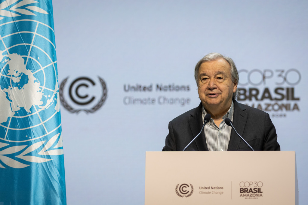 Secretário-geral das Nações Unidas, António Guterres (Foto: © UN Climate Change/Kiara Worth)