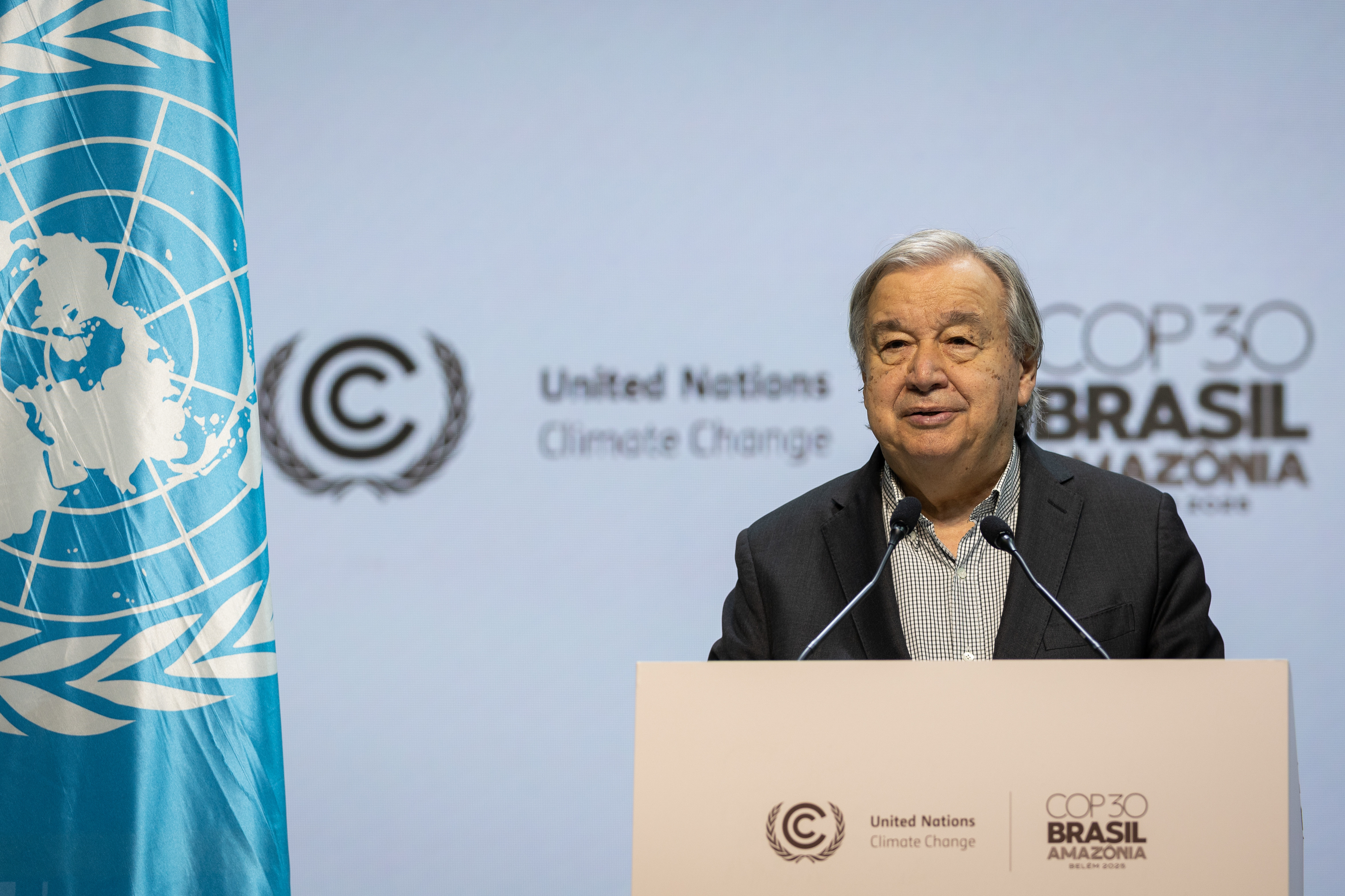 Não há solução para o clima sem transição justa, diz secretário-geral do ONU