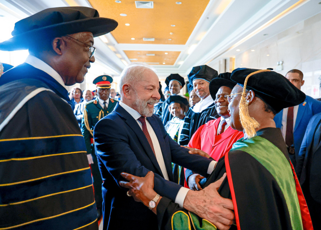 Presidente Lula em visita a Moçambique (Foto: Ricardo Stuckert / PR)