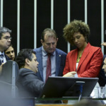 Plenário da Câmara dos Deputados durante sessão conjunta do Congresso Nacional destinada à deliberação dos vetos à lei do licenciamento ambiental (Foto: Geraldo Magela/Agência Senado)