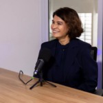 CEO da Abeeólica, Elbia Gannoum, fala ao estúdio eixos no Porto Maravalley (Foto Adriana Barcellos/eixos)