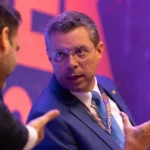 Fábio Mitidieri, governador de Sergipe, durante aa Onshore Week 2023, em Maceió, Alagoas (Foto Gustavo Costa/eixos)