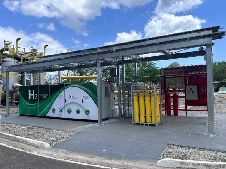 EDF power solutions inaugura planta piloto de hidrogênio na Usina Termelétrica Norte Fluminense, em Macaé