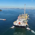 Plataforma P-79, que irá para o campo de Búzios (Foto: Ricardo Cerbino Salles / Agência Petrobras)