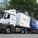 Teste da Be8 com a Mercedes-Benz do Brasil de biodiesel 100% (Foto Divulgação)
