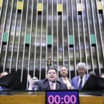 Davi Alcolumbre preside sessão do Congresso (Foto Kayo Magalhães/Câmara dos Deputados)