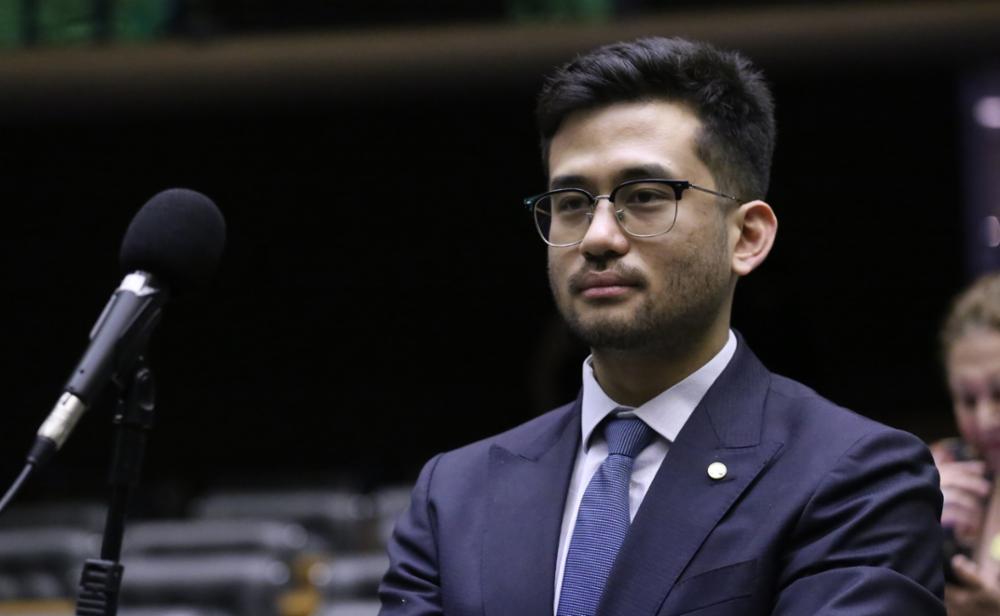 Deputado Kim Kataguiri (União/SP)  propõe novamente um programa de gas release. Foto: Kayo Magalhães / Câmara dos Deputados