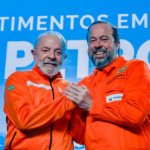 Presidente da República, Luiz Inácio Lula da Silva, durante Cerimônia de Anúncio de Investimentos da Petrobras em Refino e Petroquímica no Rio de Janeiro. Refinaria Duque de Caxias (REDUC), Duque de Caxias - RJ 
 Foto: Ricardo Stuckert