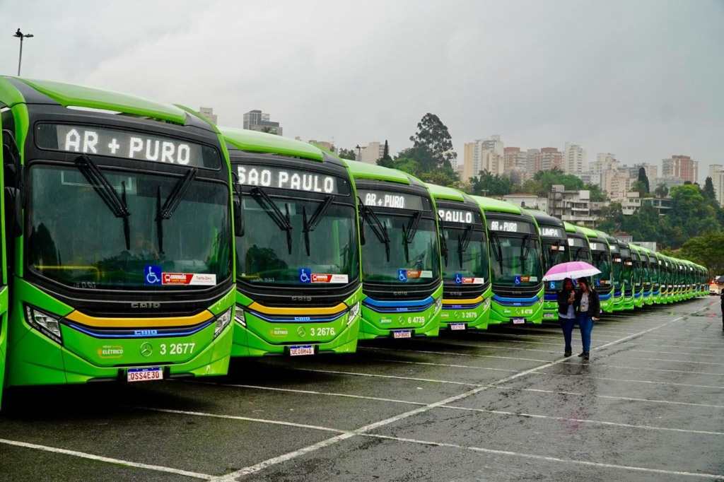 São Paulo recebe 96 ônibus elétricos de financiamento do BNDES (Foto: Prefeitura de São Paulo) São Paulo recebe 96 ônibus elétricos de financiamento do BNDES (Foto: Prefeitura de São Paulo)