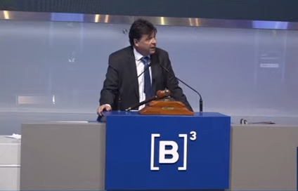 Diretor-presidente da PPSA, Luis Paroli, no leilão de áreas não contratadas no pré-sal