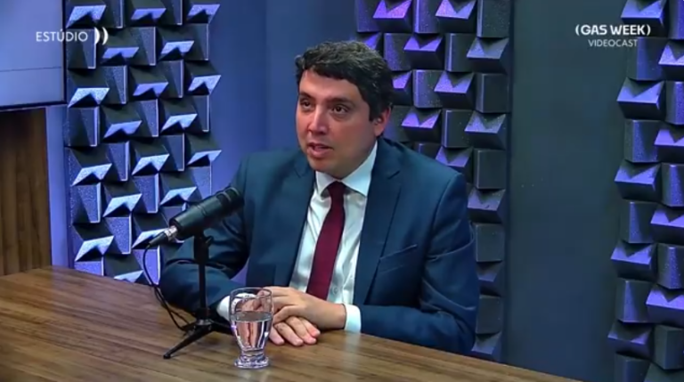 Diretor da ANP, Pietro Mendes, em entrevista ao videocast gas week