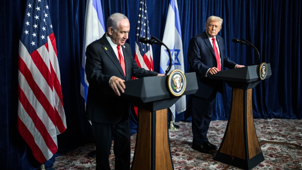 Donald Trump e Benjamin Netanyahu participam de coletiva bilateral à imprensa em Mar-a-Lago, Palm Beach, na Flórida, em 29 de dezembro de 2025 (Foto Daniel Torok-White House) 2 Donald Trump e Benjamin Netanyahu participam de coletiva bilateral à imprensa em Mar-a-Lago, Palm Beach, na Flórida, em 29 de dezembro de 2025 (Foto Daniel Torok-White House) 2