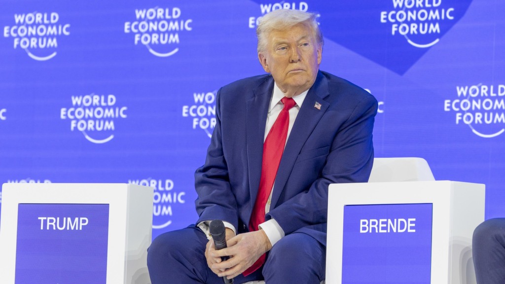 Donald Trump faz discurso especial durante a reunião anual do Fórum Econômico Mundial de 2026, em Davos, na Suíça, em 21 de janeiro (Foto Benedikt von Loebell/WEF) Donald Trump faz discurso especial durante a reunião anual do Fórum Econômico Mundial de 2026, em Davos, na Suíça, em 21 de janeiro (Foto Benedikt von Loebell/WEF)