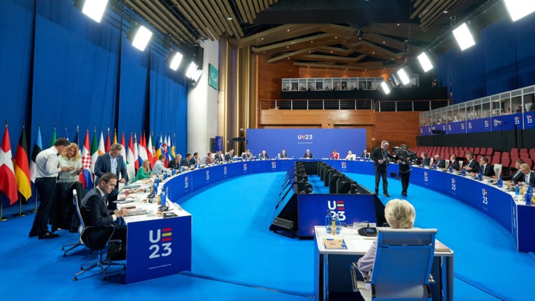Reunião do Conselho Europeu em 2023 (Foto Gatis Rozenfelds/Valsts kanceleja/Fotos Públicas)