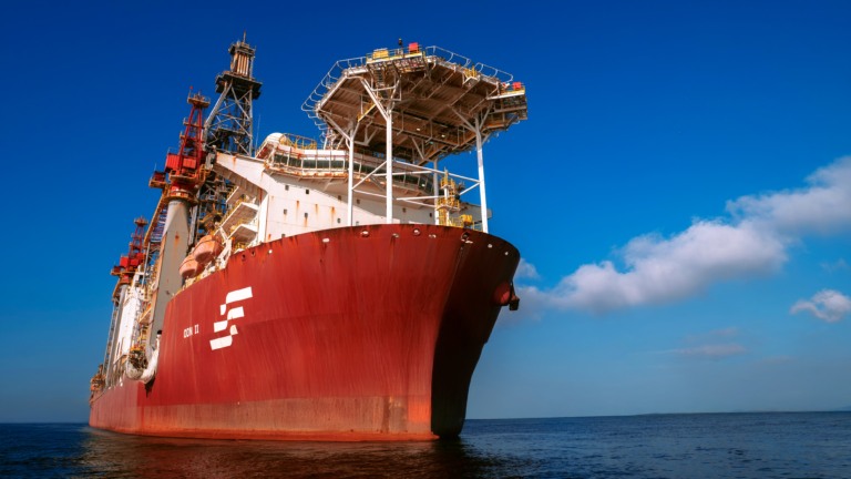 Sonda de perfuração NS-42 (ODN-II), utilizada no simulado de emergência e na perfuração na Bacia da Foz do Amazonas (Foto Divulgação Foresea)