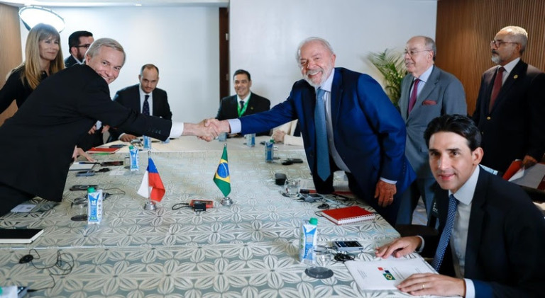 Governos do Brasil e Panamá firmam parceria para corredor marítimo verde, em 29 de janeiro de 2026 (Foto Ricardo Stuckert/PR)