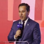 Artur Watt, diretor-geral da ANP, durante entrevista ao estúdio eixos na gas week outlook 2026, em S&atilde;o Paulo, em 24 de fevereiro (Foto Edu Viana/agência eixos)