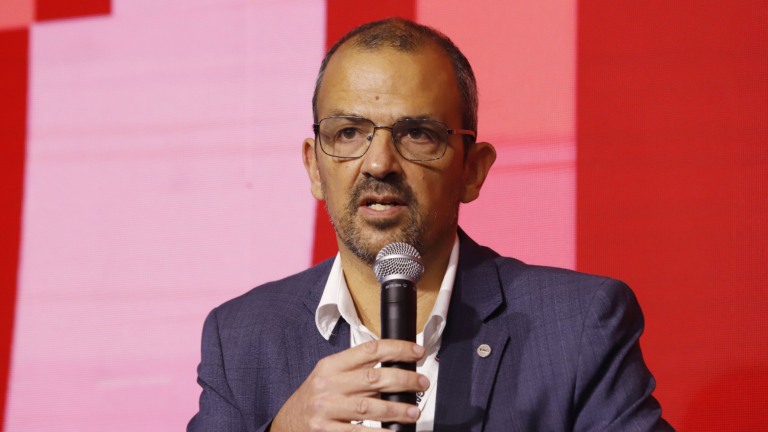 Ovidio Quintana, diretor da TAG, fala no painel 'A nova arquitetura de mercado', durante a gas week outlook 2026, em São Paulo, 24 de fevereiro (Foto Edu Viana/agência eixos)