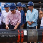 Governador de Minas, Romeu Zema, participa de cerim&ocirc;nia que marca in&iacute;cio das obras do Gasoduto Centro-Oeste, da Gasmig (Foto Dirceu Aur&eacute;lio/Ag&ecirc;ncia Minas)