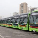 Apresenta&ccedil;&atilde;o de 110 &ocirc;nibus el&eacute;tricos para a cidade de S&atilde;o Paulo. Foto: Renato Pinheiro/PrefSP