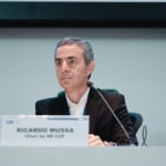 Bras&iacute;lia, DF &ndash; 04/03/2026 &ndash; Ricardo Mussa, chair da SB COP participa de evento da Confedera&ccedil;&atilde;o Nacional da Ind&uacute;stria (CNI): &ldquo;P&oacute;s-COP30: O Papel da Ind&uacute;stria na Agenda de Clima&rdquo;. Foto: Michelle Fioravanti/CNI