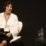 Diretora de Explora&ccedil;&atilde;o e Produ&ccedil;&atilde;o da Petrobras, Sylvia Anjos, na entrega do 7&ordm; Pr&ecirc;mio Melhores Fornecedores, durante a ROG.e (Foto Armando Paiva/Ag&ecirc;ncia Petrobras)