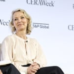 Diretora-geral de Energia da Comiss&atilde;o Europeia, Ditte J&oslash;rgensen, durante a CERAWeek 2026, evento da S&P Global em Houston, em 25 de mar&ccedil;o (Foto Grant Miller Photography)