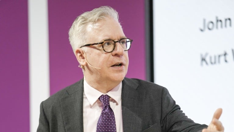 Laurent Ruseckas, diretor executivo da S&P Global Energy, durante a CERAweek 2026, evento da S&P Global em Houston (Foto Grant Miller Photography)