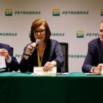 Diretores da Petrobras durante coletiva sobre os resultados financeiros de 2025, no Edif&iacute;cio Senado, no Rio, em 6 de mar&ccedil;o de 2026 (Foto T&acirc;nia R&ecirc;go/Ag&ecirc;ncia Brasil)