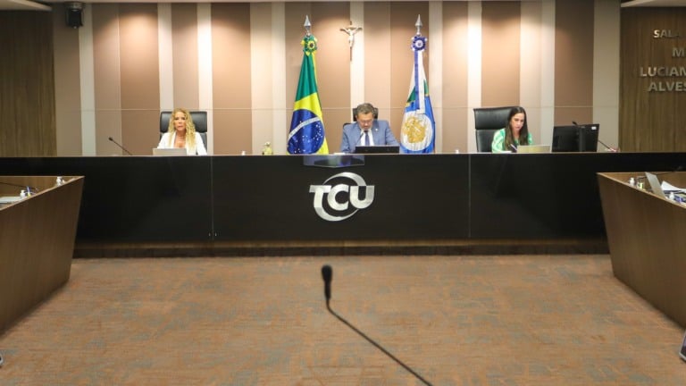 Sessão colegiada no plenário do Tribunal de Contas da União (TCU), em 11 de março de 2026 (Foto Samuel Figueira/TCU)