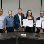 Governo de Sergipe e Petrobras assinam protocolo de intenções para a venda antecipada de gás do Seap, em 27 de março de 2026 (Foto César de Oliveira-Governo de Sergipe)